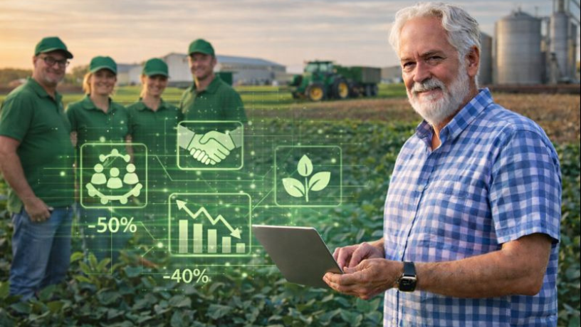 Aldo Vendramin destaca o cooperativismo como motor de produtividade no agronegócio.